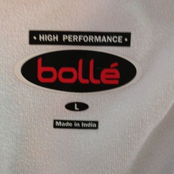 Bolle high performance black yellow white athletic tennis tank top Sz L - Picture 5 of 5